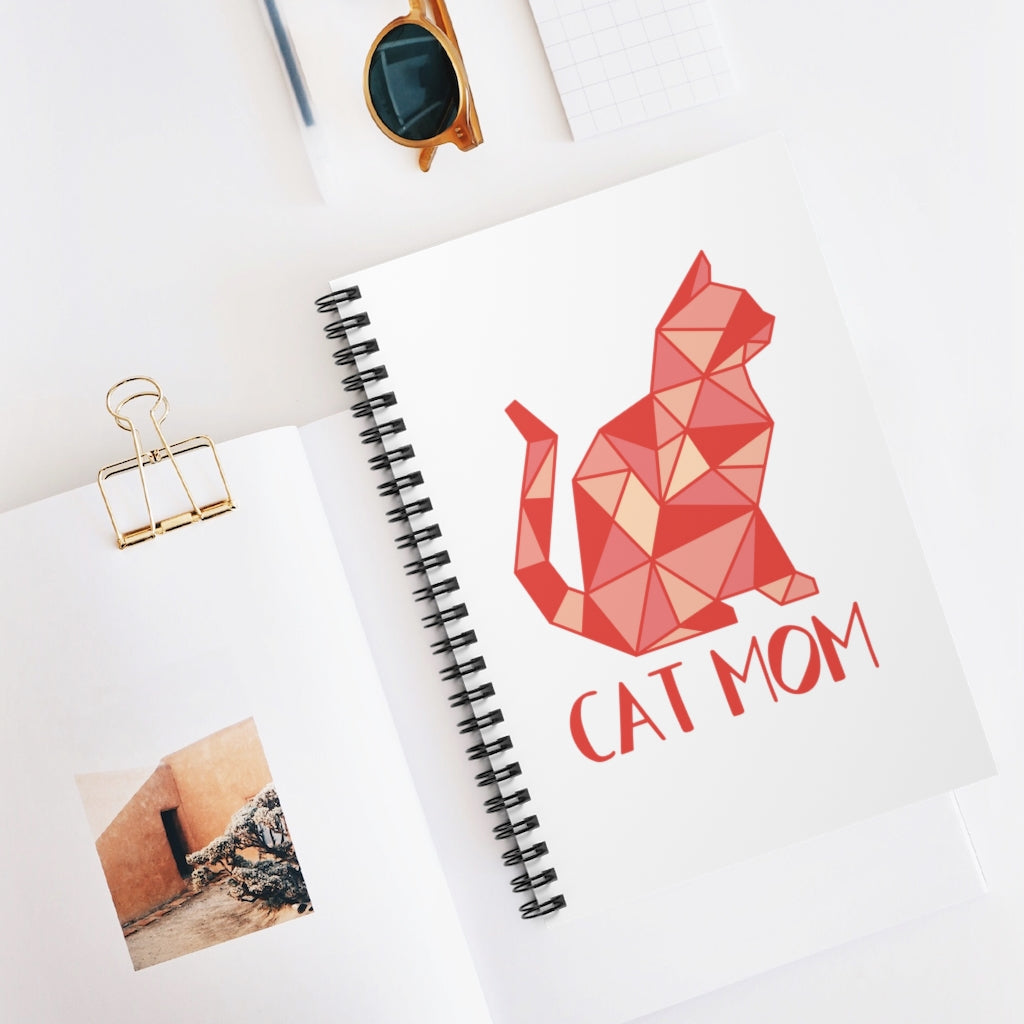 Cat Mom Spiral Notebook - @76dmb76 Exclusive