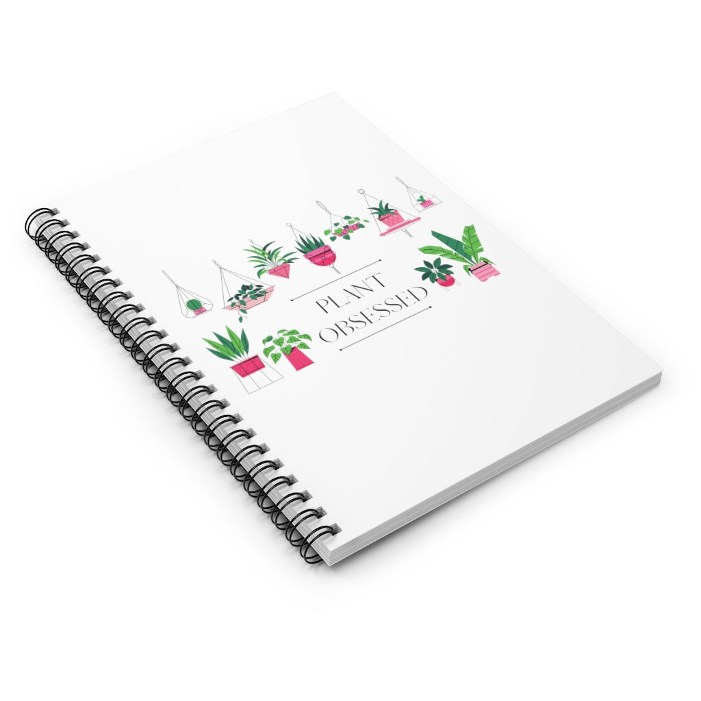 There is no such thing as too many plants. I mean, just one more right? This colorful notebook has beautiful hanging plants and the phrase “Plant Obsessed”. Treat yourself and show off your passion for plants with this journal. This journal has 118 ruled line single pages for you to fill up!