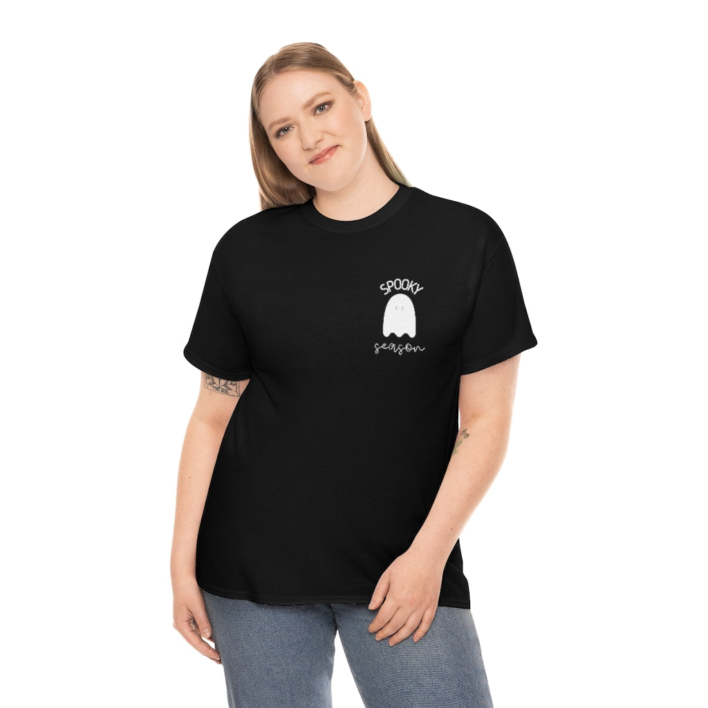 Spooky Season Ghost Cotton T-shirt