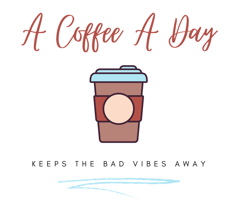 Keep the bad vibes away with a coffee (or two) a day. This funny ceramic mug shows off your love for caffeine. Designed for the girl who loves coffee and has great style. This mug is 11 oz, lead and BPA free, and microwave and dishwasher safe!