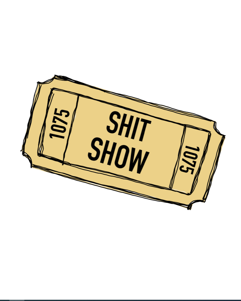 Shit Show...One ticket please! This funny crewneck sweatshirt is perfect for cozying up on those days when you feel like everything is falling apart and life is just a shit show. Cozy up in this sweatshirt and handle the day! Perfect for "those" people in your life ;)