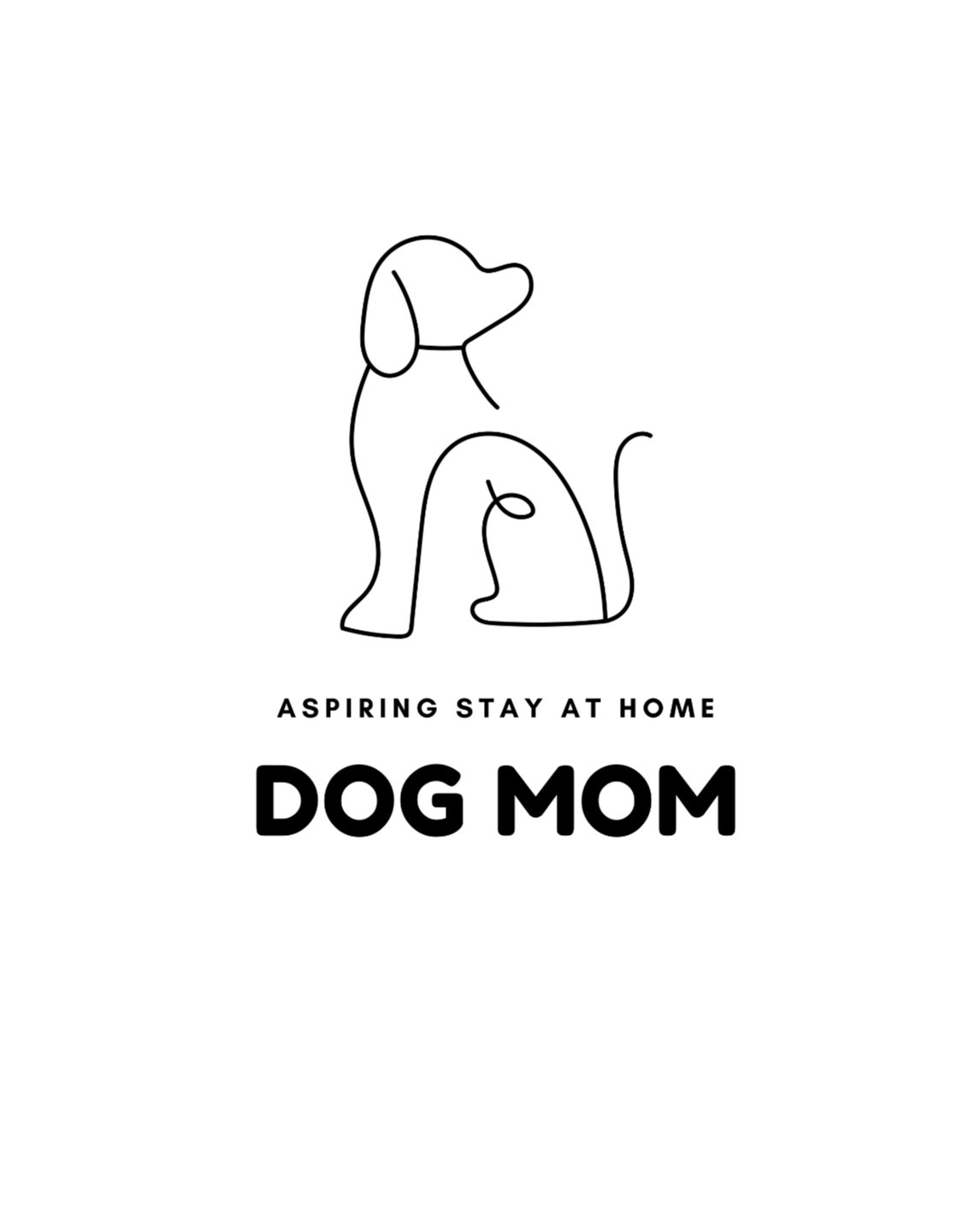 When your only aspiration in life is to make sure your dog has the best life possible. This funny Aspiring Stay at Home Dog Mom crewneck sweatshirt is made with 100% cotton blend so it is super soft and comfortable. Perfect for morning walks or cuddling on the couch with your furry friend, this will be your new favorite sweatshirt guaranteed.