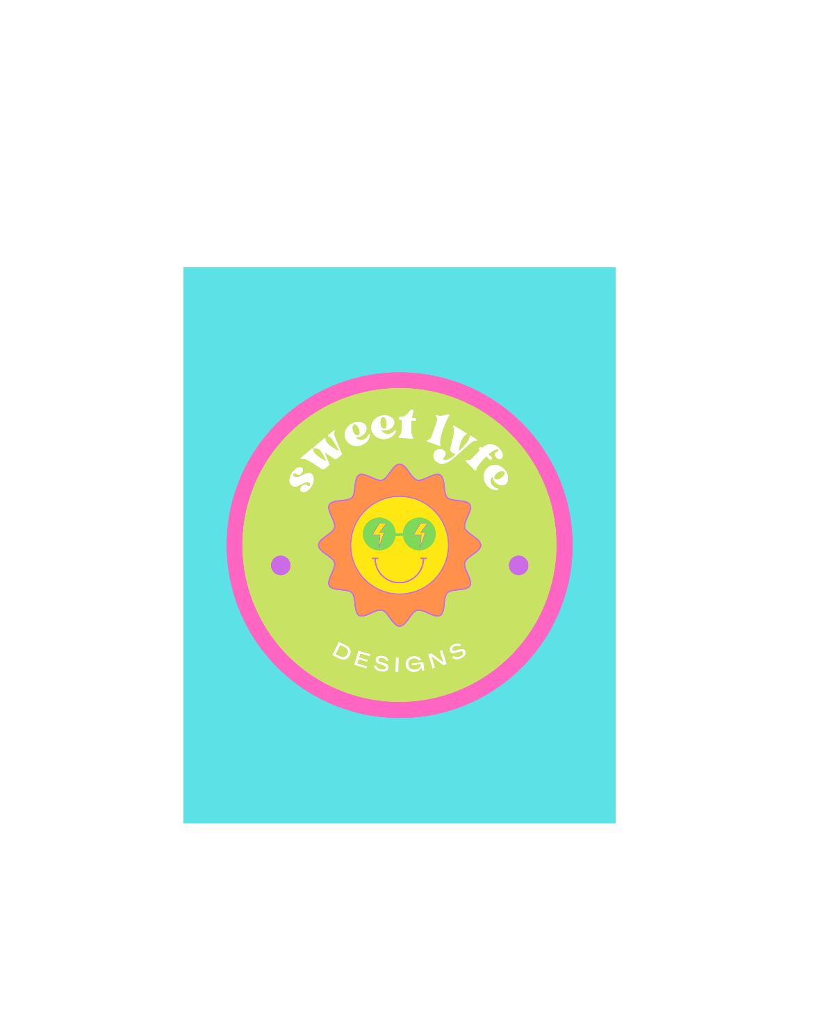This bright fun colorful cotton t-shirt has a retro design with a sun wearing sunglasses. With fun pops of color, this cute graphic t-shirt is a unique piece to add to your collection. Make people smile and show off your style and always remember you are living the sweet lyfe.