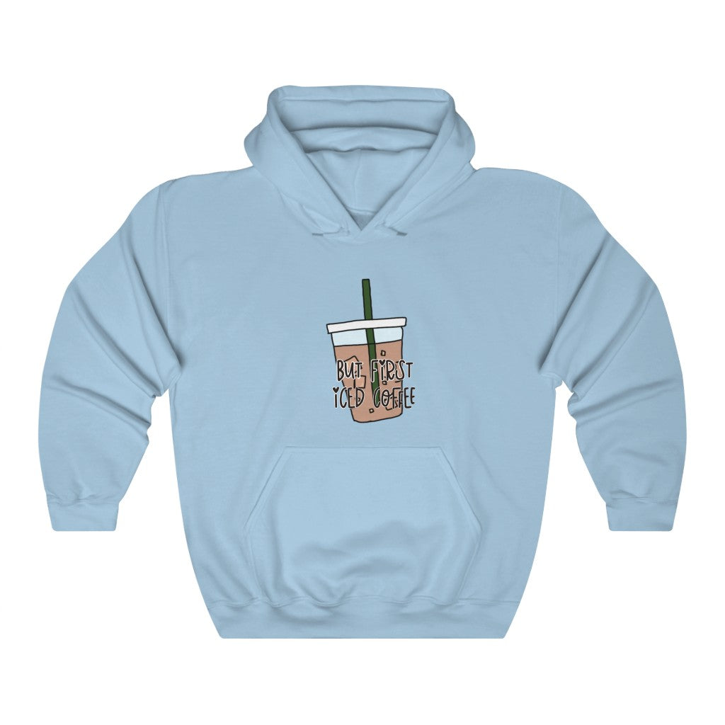 For all you iced coffee lovers out there, this hoodie is for you! Iced… always, am I right?! Not matter the weather stay cozy while you sip your iced coffee, with this sweatshirt.