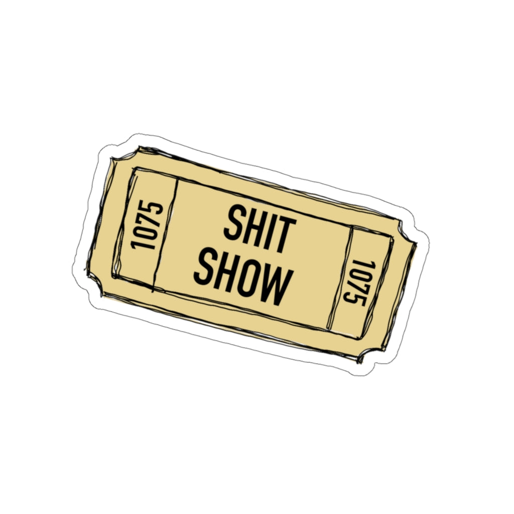 Shit Show...One ticket please! This funny cotton t-shirt is perfect for those days when you feel like everything is falling apart and life is just a shit show. Cozy up in this t-shirt and handle the day! Perfect for "those" people in your life ;)