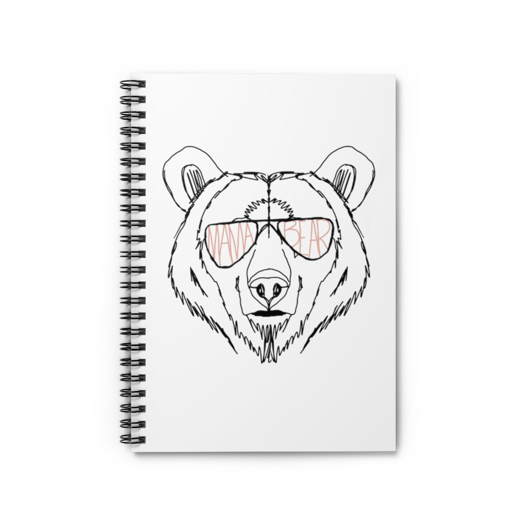 Mama Bear Spiral Notebook - Ruled Line