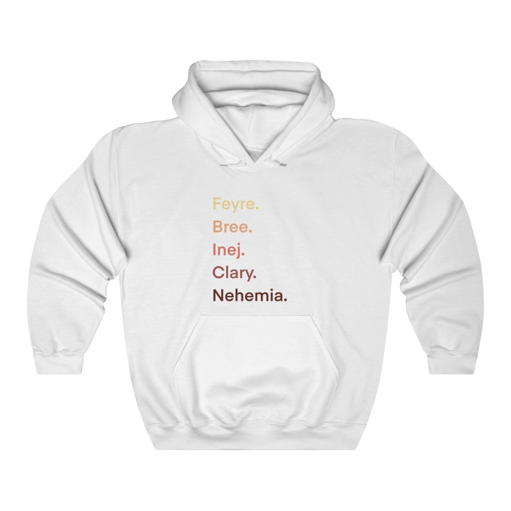 Female Book Characters Hoodie Sweatshirt - @agalsgottaread Exclusive!
