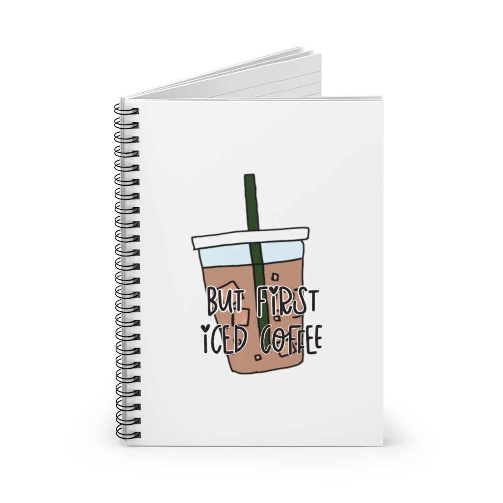 For all you iced coffee lovers out there, this notebook is for you! Iced… always, am I right?! Not matter the weather take note in this journal while you sip your iced coffee. This journal has 118 ruled line single pages for you to fill up!