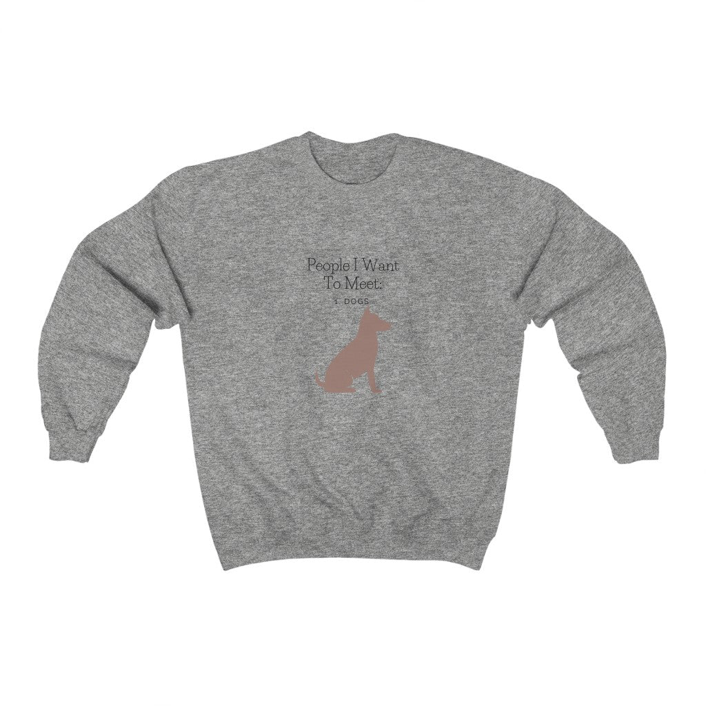 Dogs are way better than people. This funny dog crewneck sweatshirt is perfect for every dog lover. Designed with a high quality cotton that is extremely soft and cozy. Add this piece to your closet and watch your list of dog friends skyrocket, we promise.
