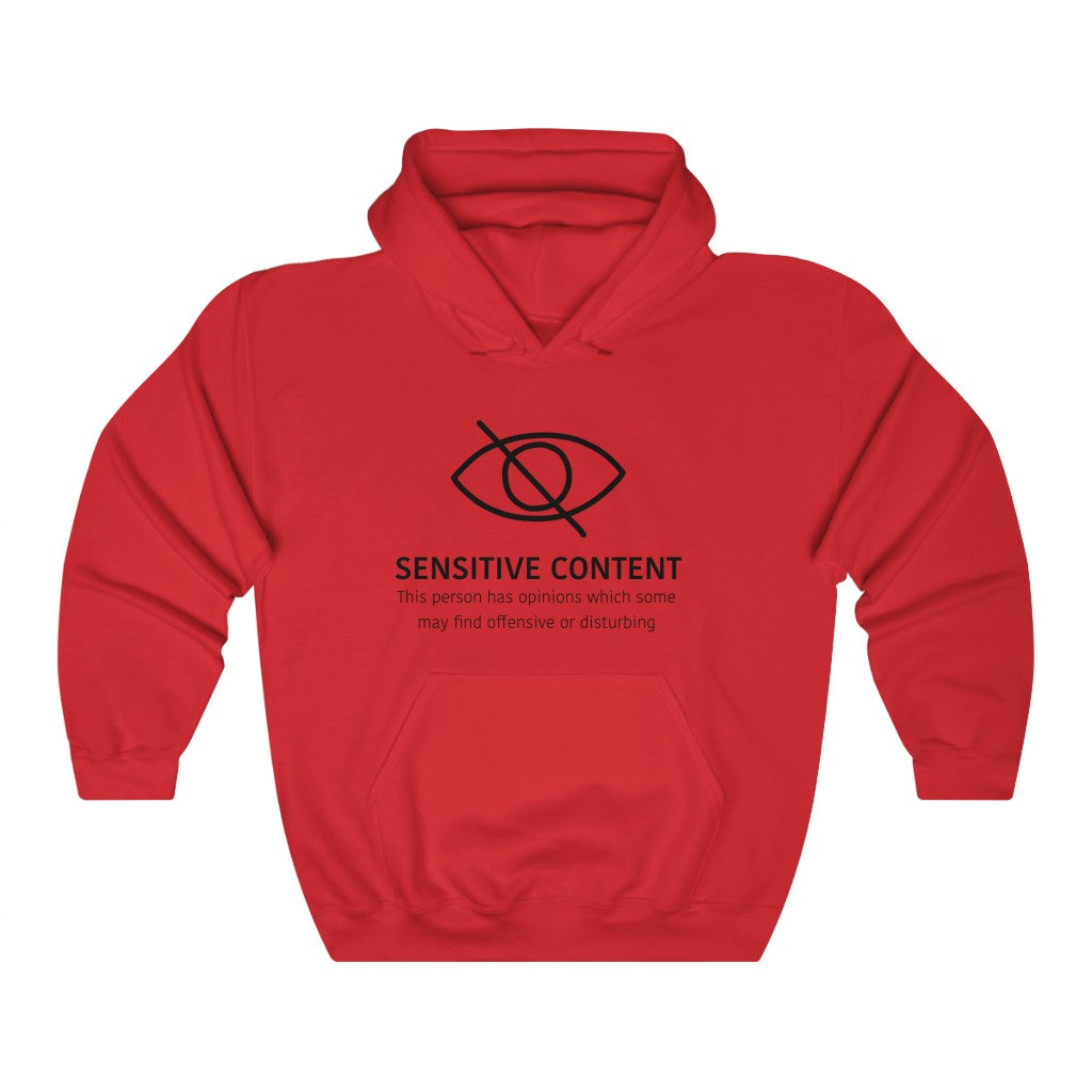 Sensitive Content! This hoodie is perfect for those people with unpopular opinions! Let people know what they are getting into! Makes a great gift for that outspoken uncle at the holidays!