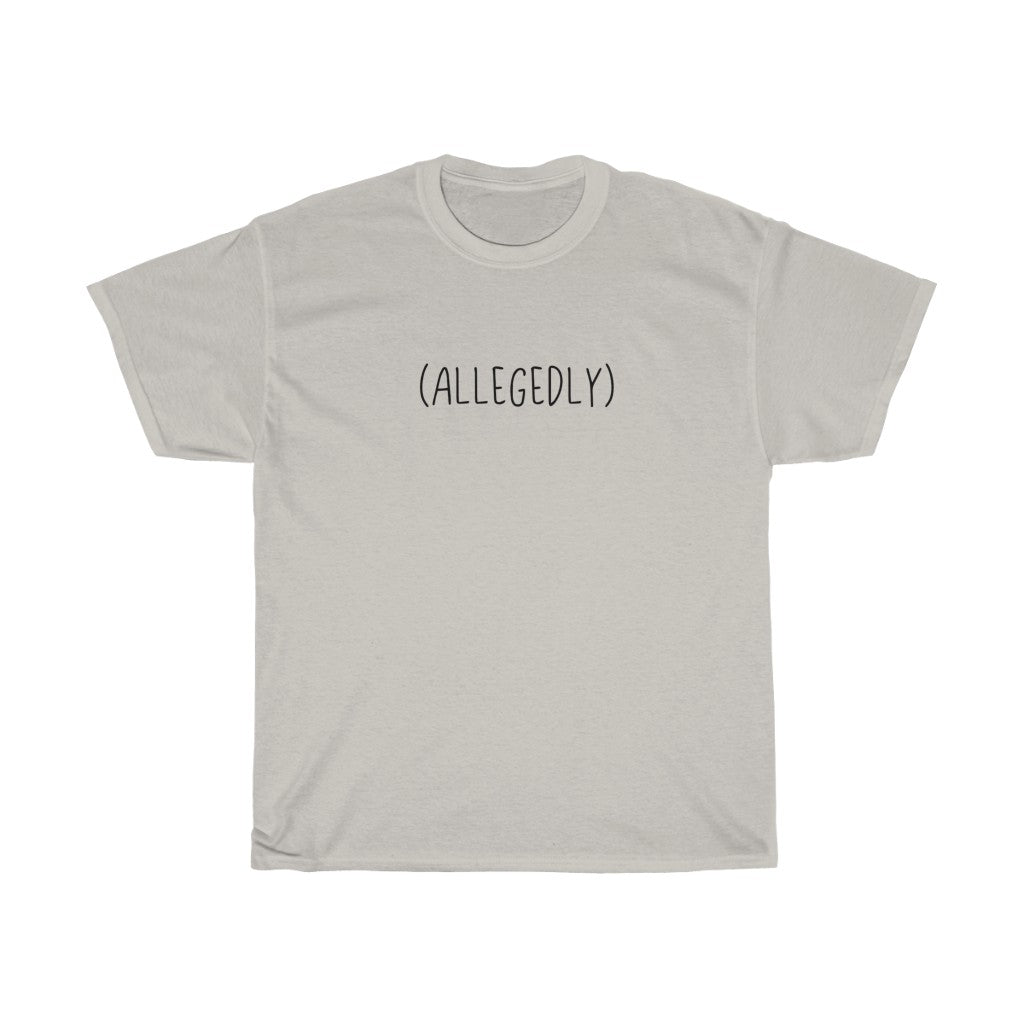 This cotton t-shirt is amazing... allegedly. This funny t-shirt will show off your sense of humor or make a great gift for the jokester in your life.