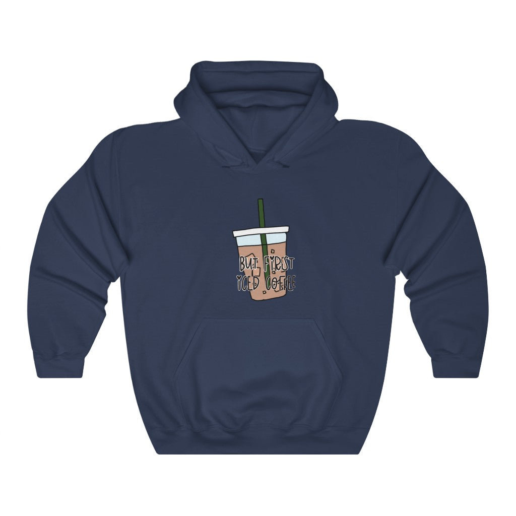 For all you iced coffee lovers out there, this hoodie is for you! Iced… always, am I right?! Not matter the weather stay cozy while you sip your iced coffee, with this sweatshirt.