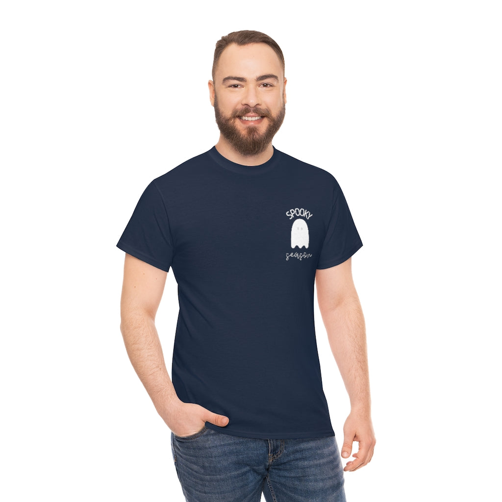 Spooky Season Ghost Cotton T-shirt