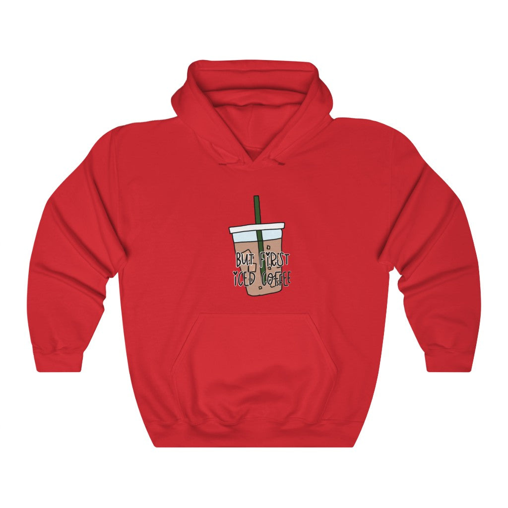 For all you iced coffee lovers out there, this hoodie is for you! Iced… always, am I right?! Not matter the weather stay cozy while you sip your iced coffee, with this sweatshirt.