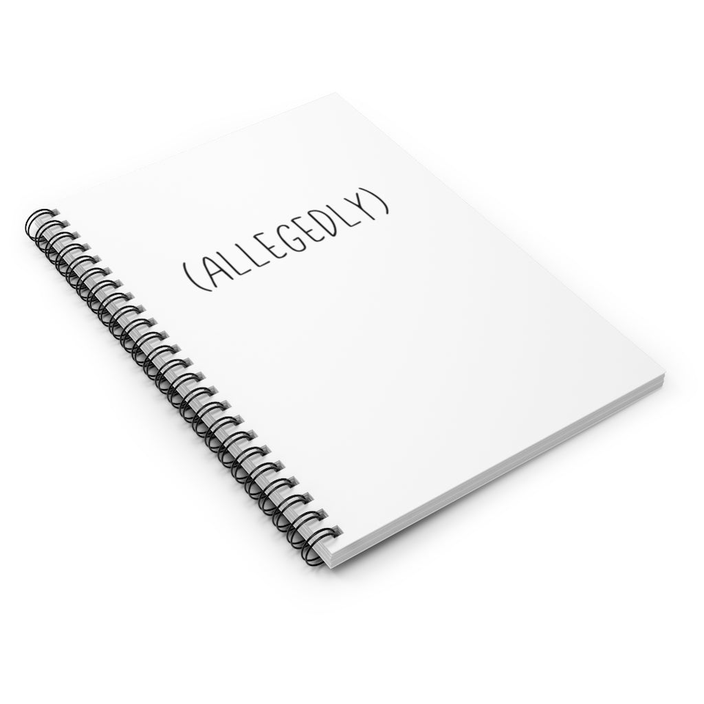 This notebook is amazing... allegedly. This funny journal will show off your sense of humor or make a great gift for the jokester in your life. This journal has 118 ruled line single pages for you to fill up!