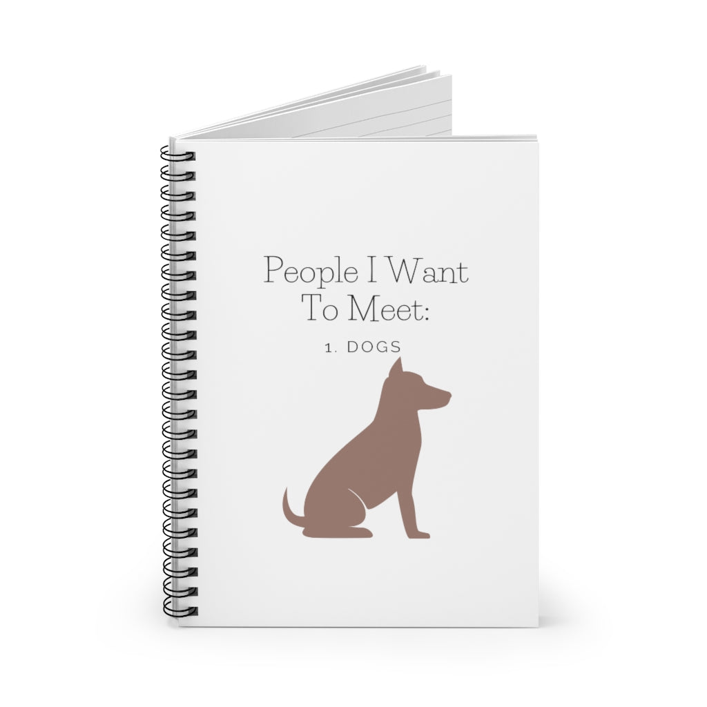 Dogs are way better than people. This funny dog notebook is perfect for every dog lover. Add this journal to your collection and watch your list of dog friends skyrocket, we promise.This journal has 118 ruled line single pages for you to fill up!