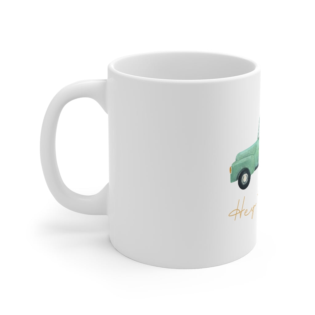 Hey Pumpkin Rainbow Mug 11oz