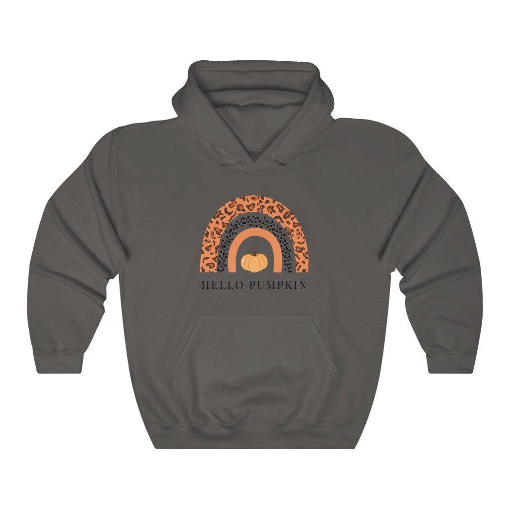Hello Pumpkin Rainbow Hoodie Sweatshirt