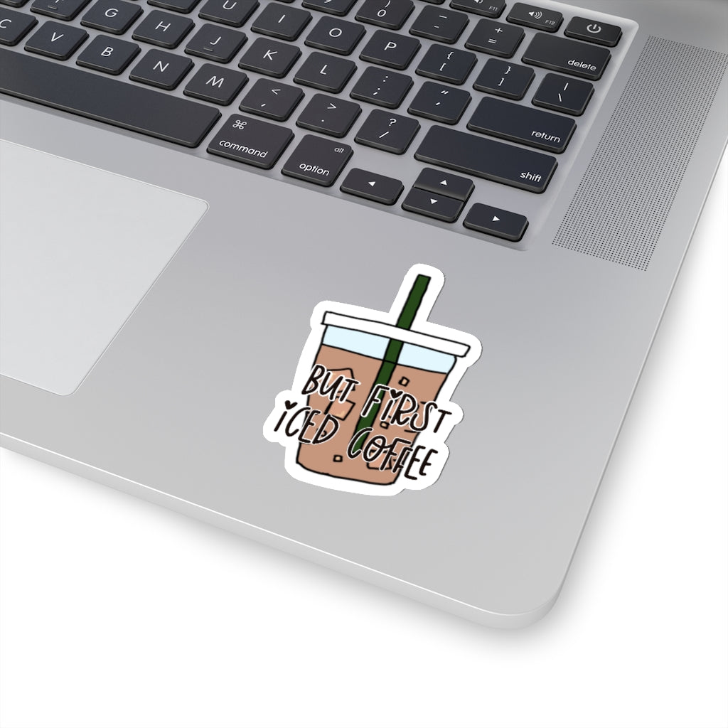 For all you iced coffee lovers out there, this sticker is for you! Iced… always, am I right?! Not matter the weather stay cool while you sip your iced coffee, with this sticker.