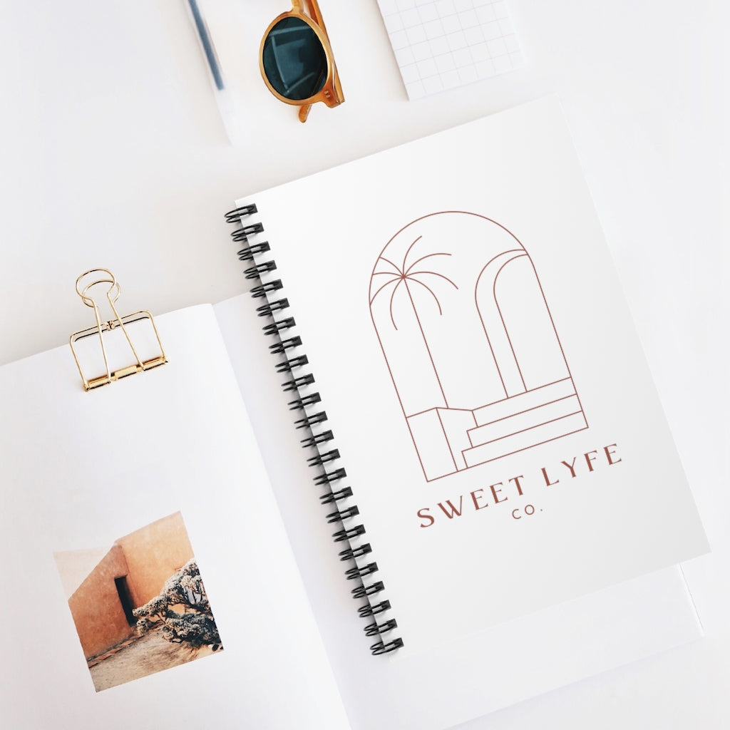 Wishing you were on a beach somewhere? Us too! This tropical notebook has a minimalist design that inspires all things beachy. You can rock this journal in style with your to do list, which hopefully only includes laying on teh beach. This journal has 118 ruled line single pages for you to fill up!