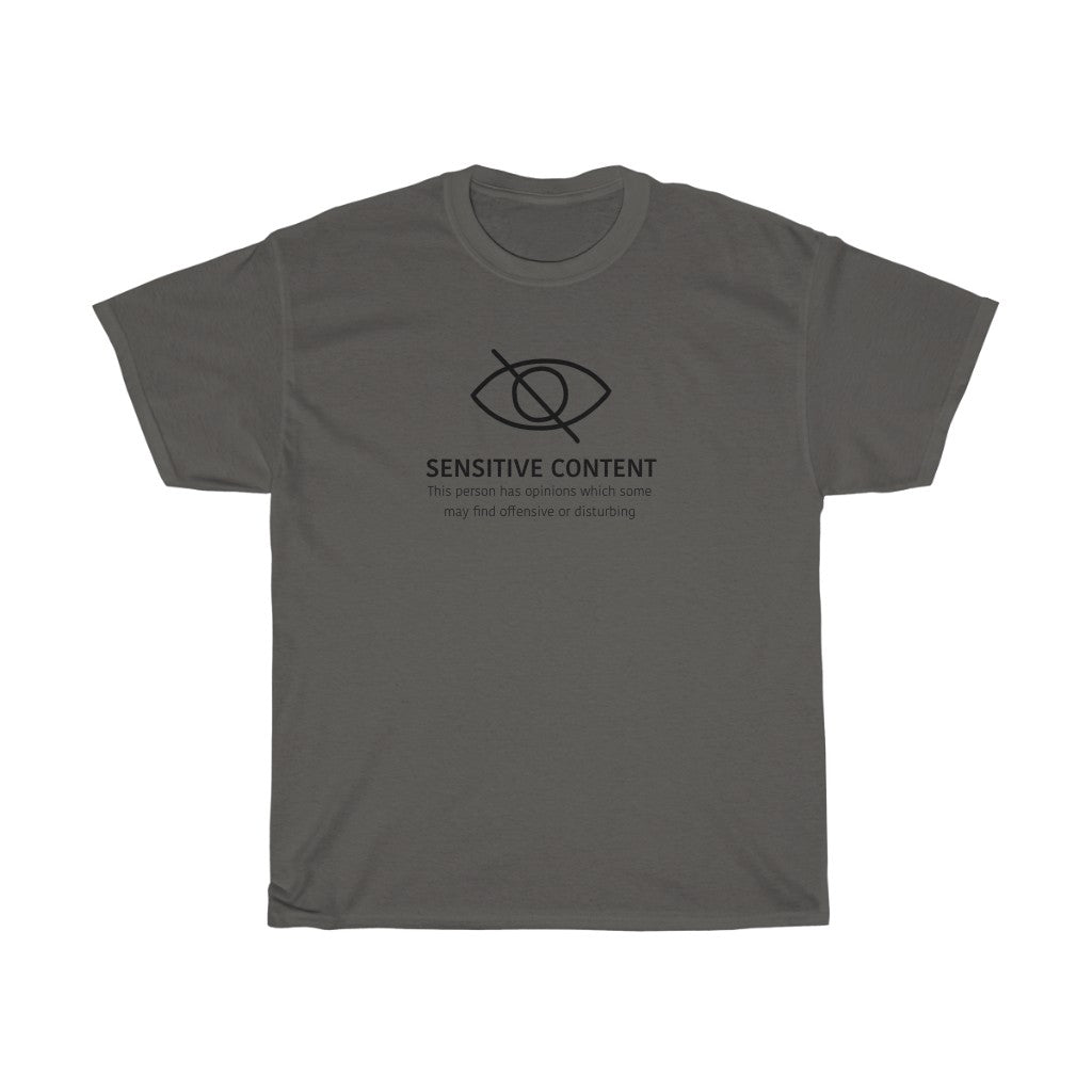 Sensitive Content! This cotton t-shirt is perfect for those people with unpopular opinions! Let people know what they are getting into! Makes a great gift for that outspoken uncle at the holidays!