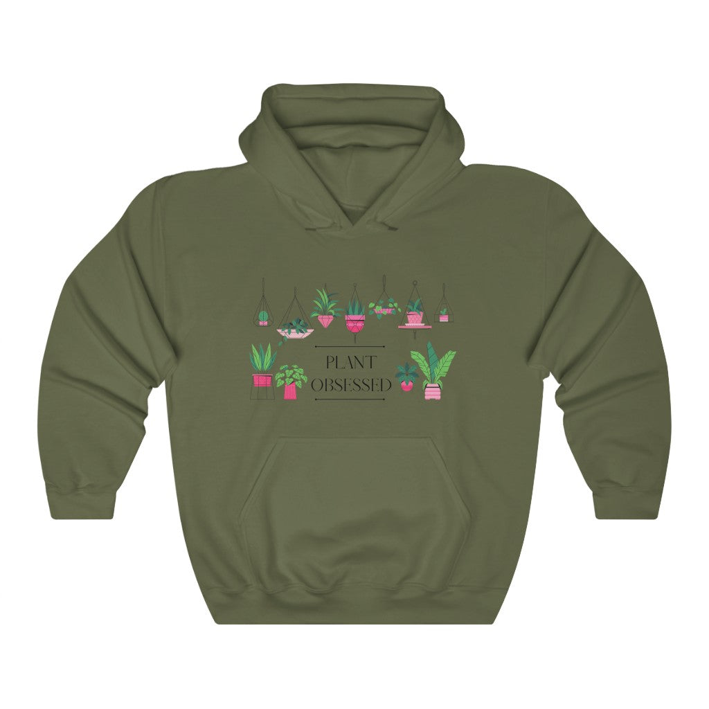 There is no such thing as too many plants. I mean, just one more right? This colorful crewneck sweatshirt has beautiful hanging plants and the phrase “Plant Obsessed”. Made with 100% cotton, this sweatshirt is both stylish and cozy. Treat yourself and show off your passion for plants with this piece.