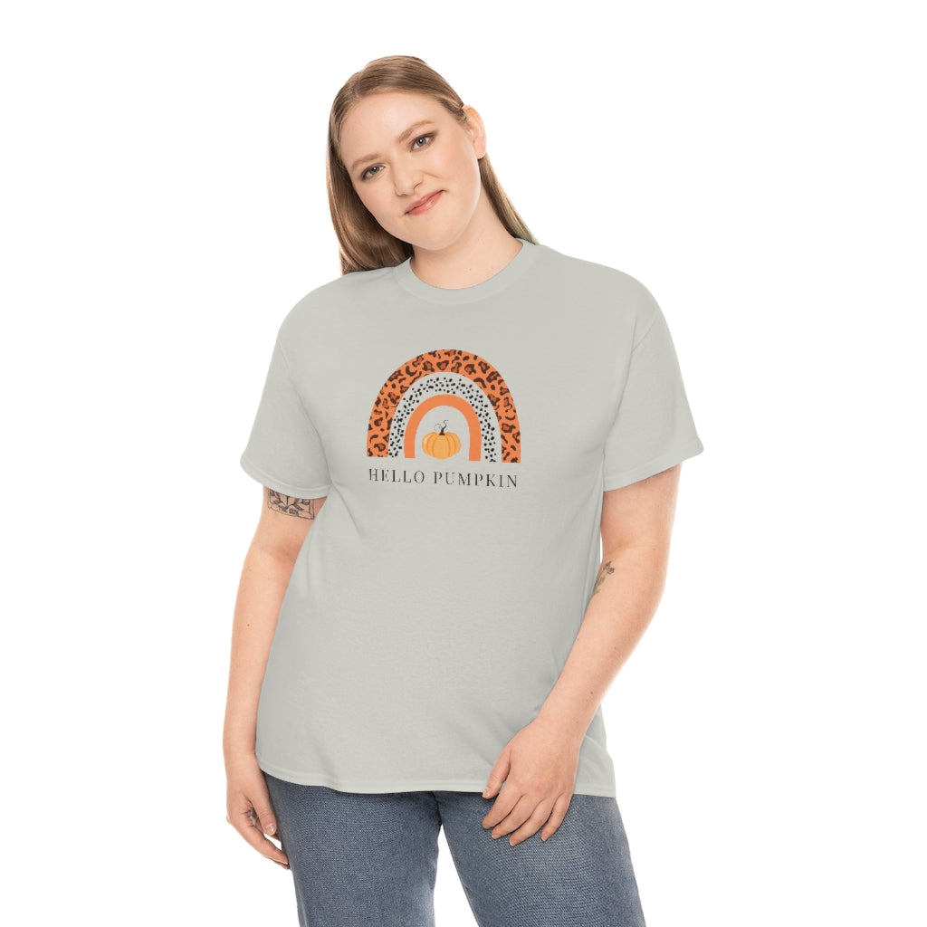 Hello Pumpkin Rainbow Cotton T-shirt