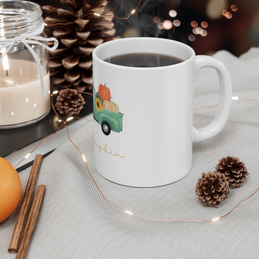 Hey Pumpkin Rainbow Mug 11oz