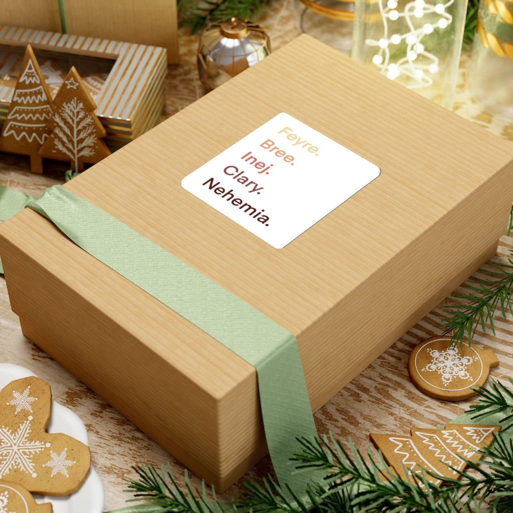 Female Book Characters Sticker - @agalsgottaread Exclusive!