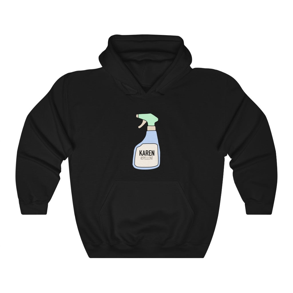 Keep those Karen's away with this funny Karen repellent hoodie. Avoid being cancelled while staying cozy in this hoodie.
