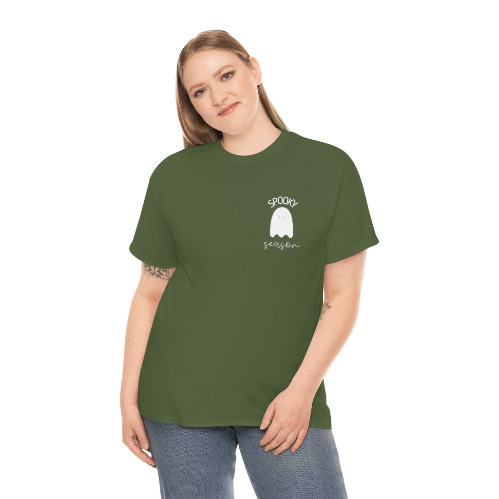 Spooky Season Ghost Cotton T-shirt
