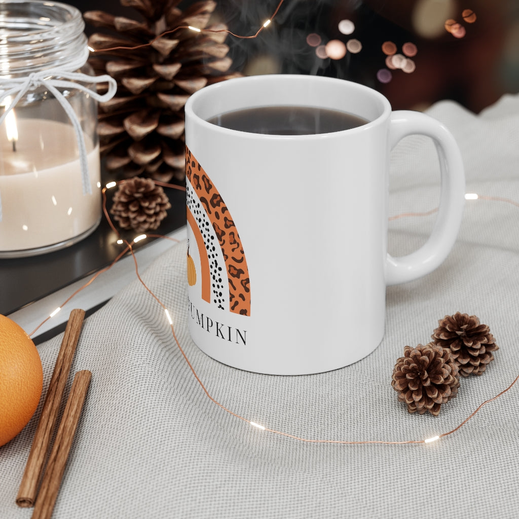 Hello Pumpkin Rainbow Mug 11oz