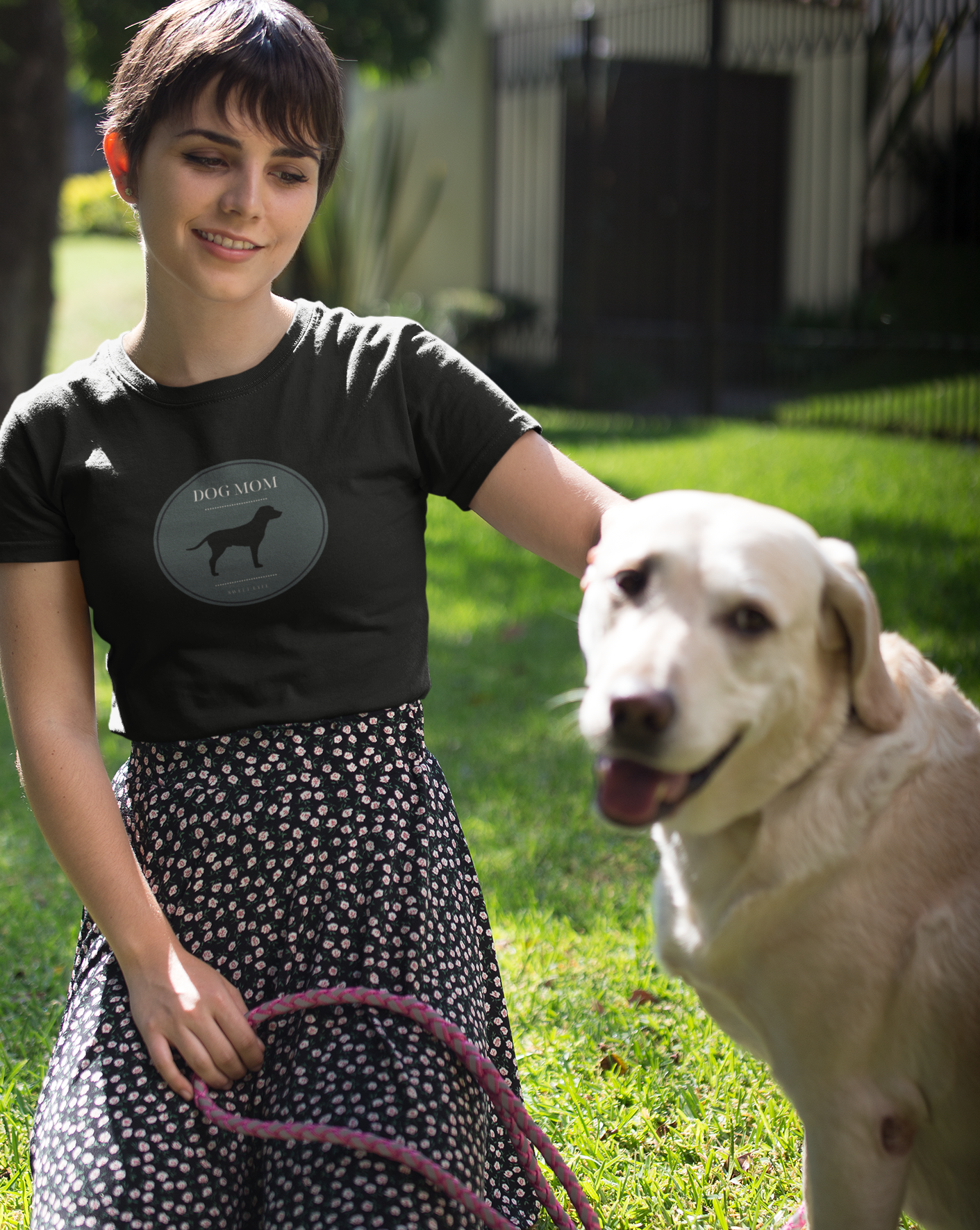 dog snuggling shirt