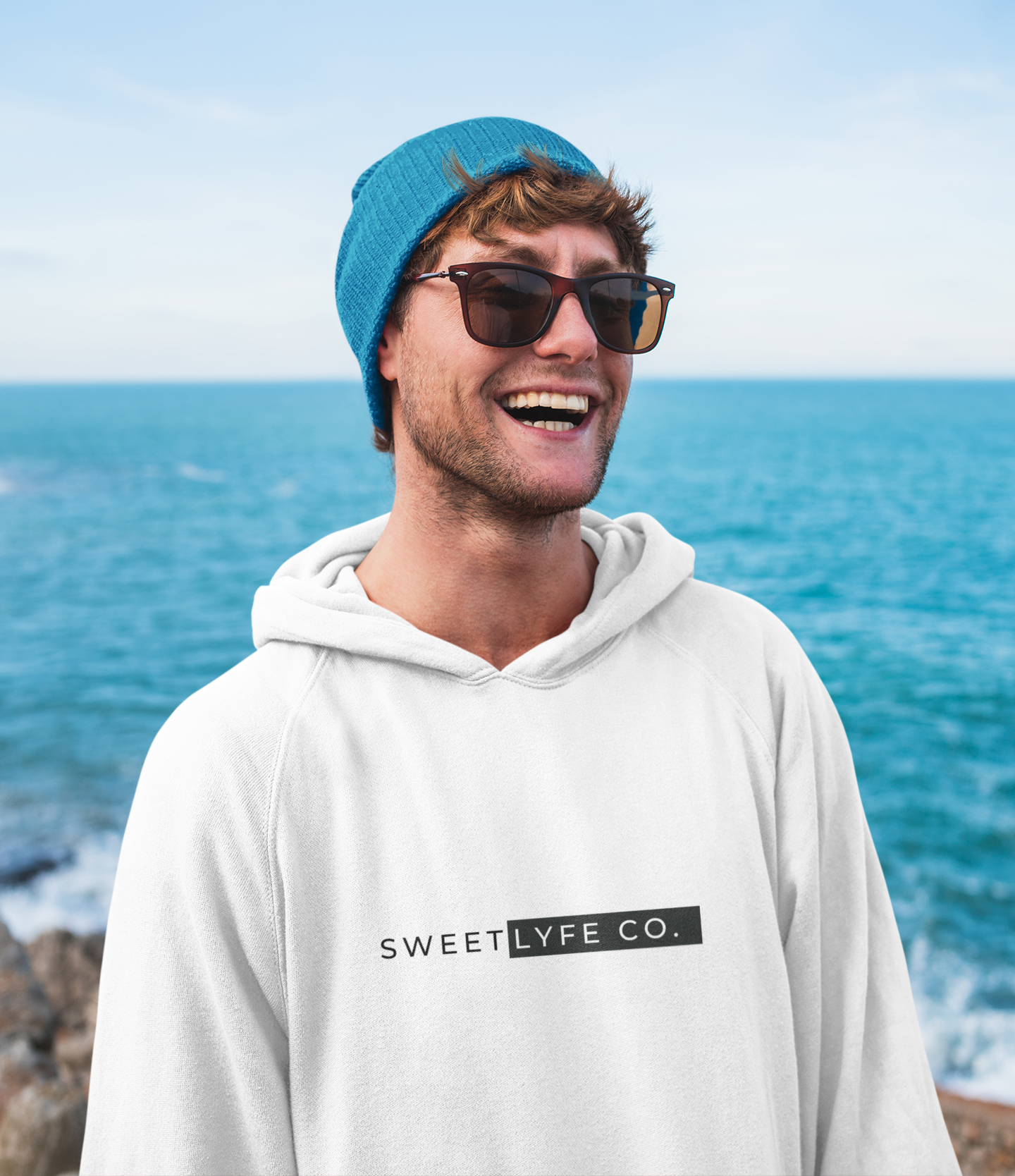 Join the Sweet Lyfe and show off your style with this minimalist graphic hoodie. Inspired by our brand and all things trendy, this sweatshirt is a perfect versatile piece to add to your closet.