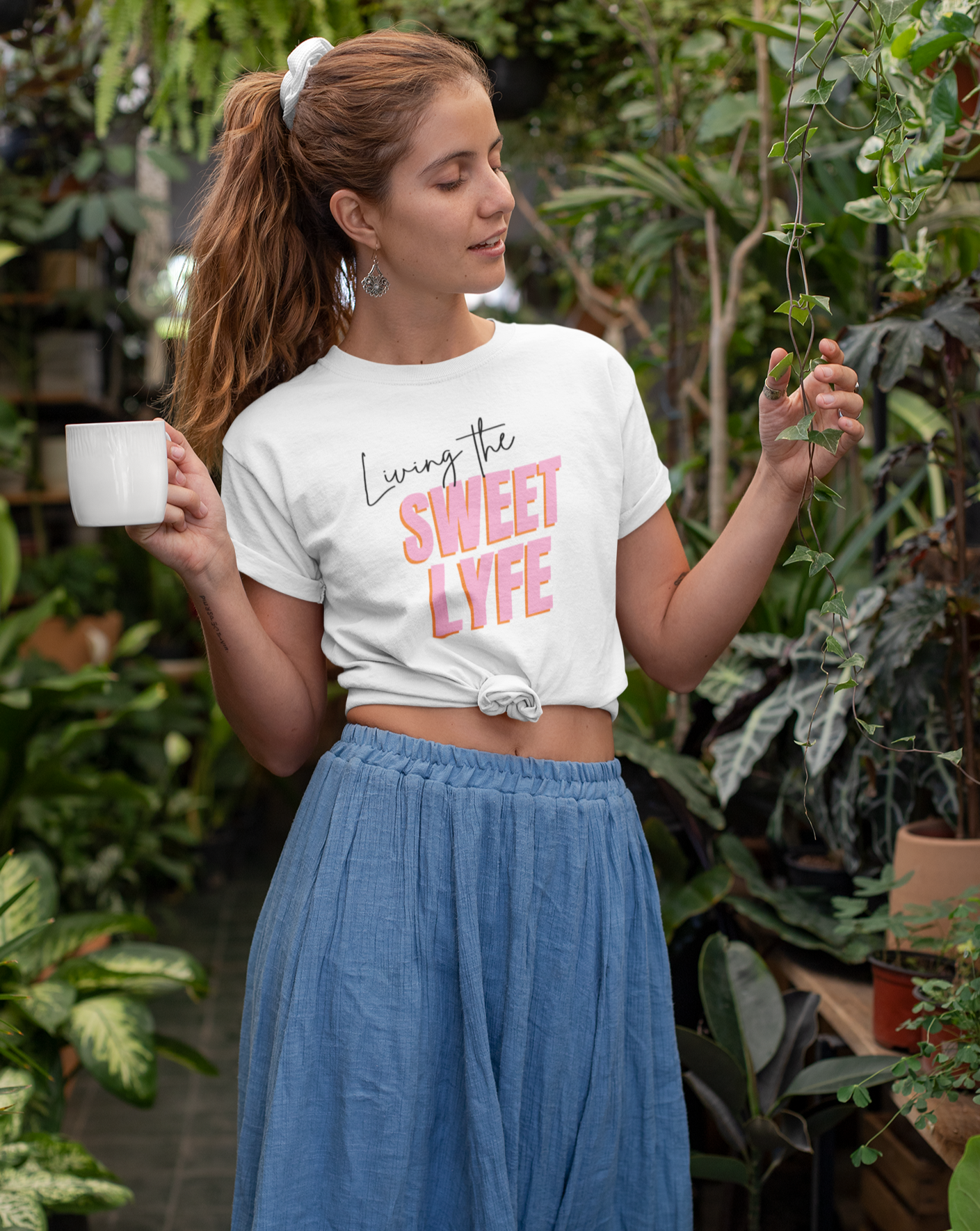 Tee shirt living cool hot sale