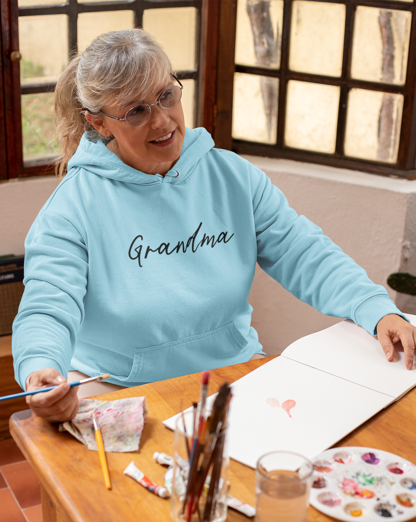 Grandma Script Hoodie Sweatshirt