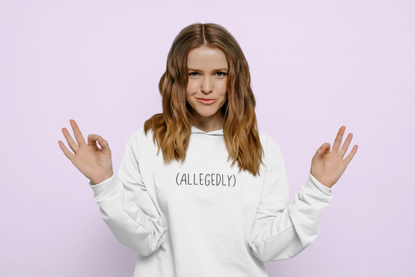 This hoodie sweatshirt is amazing... allegedly. This funny hoodie will show off your sense of humor or make a great gift for the jokester in your life.