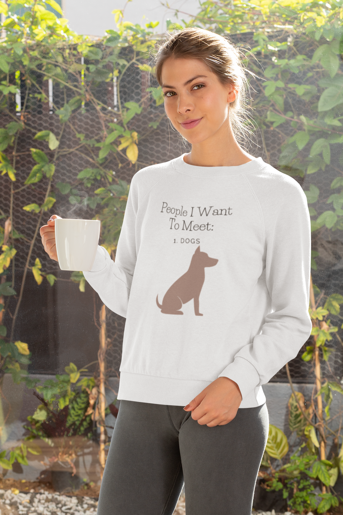 Dogs are way better than people. This funny dog crewneck sweatshirt is perfect for every dog lover. Designed with a high quality cotton that is extremely soft and cozy. Add this piece to your closet and watch your list of dog friends skyrocket, we promise.