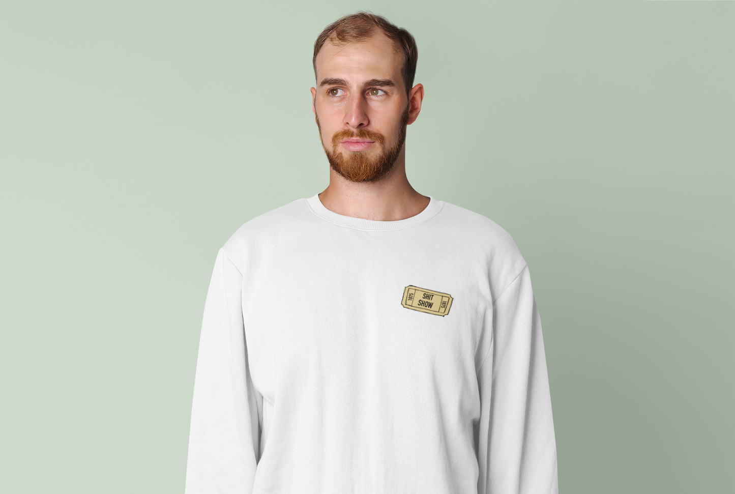 Shit Show...One ticket please! This funny crewneck sweatshirt is perfect for cozying up on those days when you feel like everything is falling apart and life is just a shit show. Cozy up in this sweatshirt and handle the day! Perfect for "those" people in your life ;)