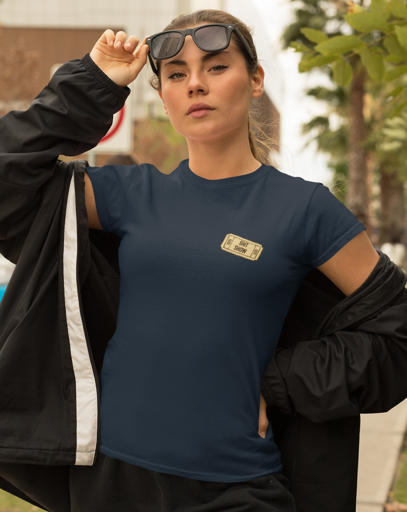 Shit Show...One ticket please! This funny cotton t-shirt is perfect for those days when you feel like everything is falling apart and life is just a shit show. Cozy up in this t-shirt and handle the day! Perfect for "those" people in your life ;)
