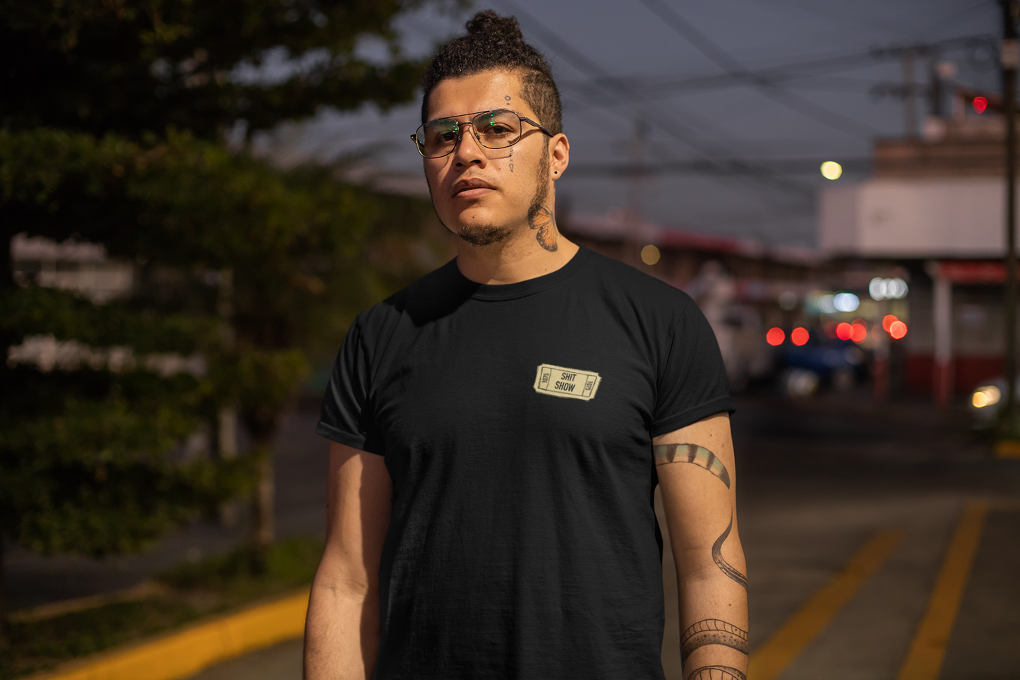 Shit Show...One ticket please! This funny cotton t-shirt is perfect for those days when you feel like everything is falling apart and life is just a shit show. Cozy up in this t-shirt and handle the day! Perfect for "those" people in your life ;)