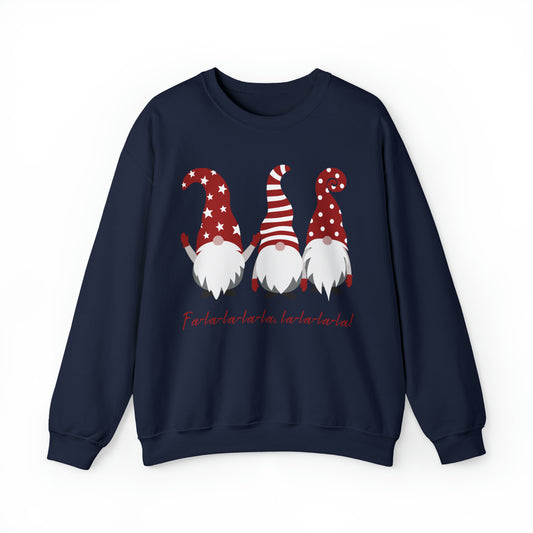 Falala Christmas Gnome Crewneck Sweatshirt