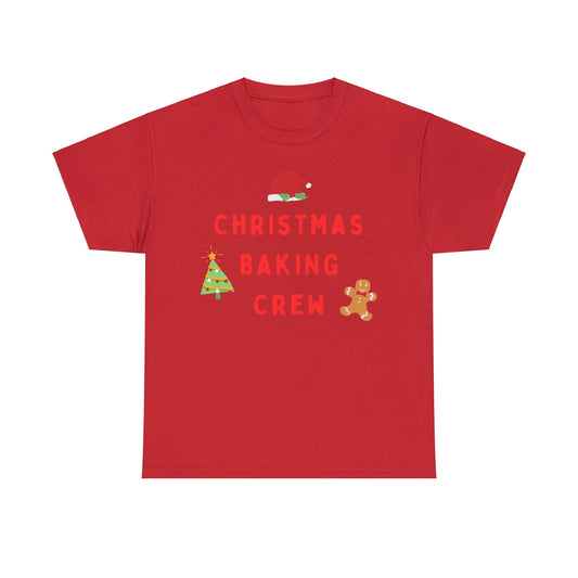 Christmas Baking Crew Cotton T-shirt