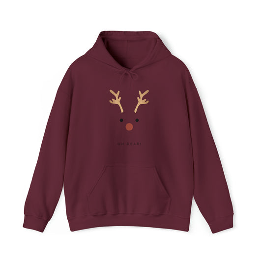 Oh Dear Reindeer Hoodie Sweatshirt