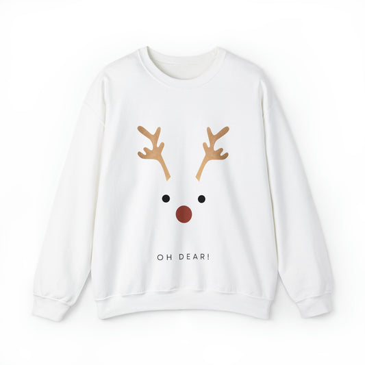 Oh Dear Reindeer Crewneck Sweatshirt