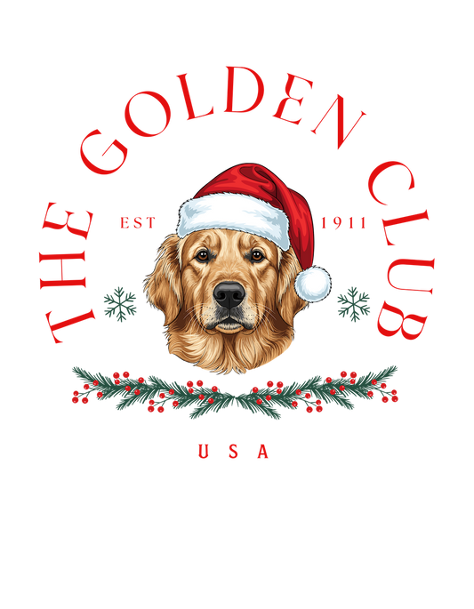 Golden Retriever Club Christmas Sweatshirt