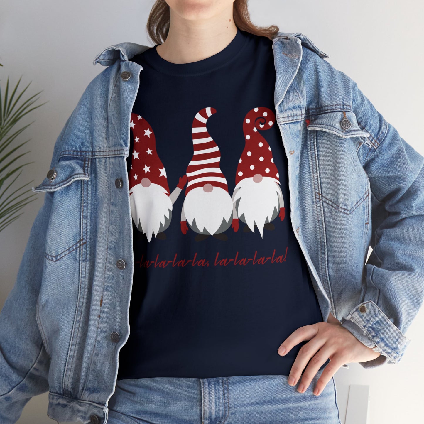 Falala Christmas Gnome Cotton T-shirt