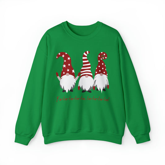 Falala Christmas Gnome Crewneck Sweatshirt