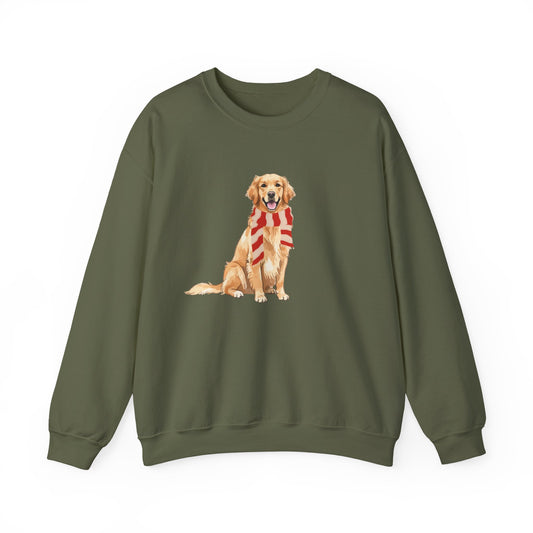 Cozy Golden Retriever Crewneck Sweatshirt