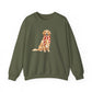 Cozy Golden Retriever Crewneck Sweatshirt